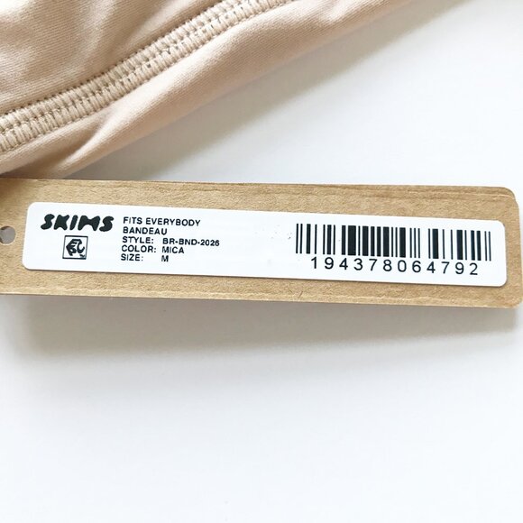 SKIMS NWT Fits Everybody Bandeau in Mica Womens Medium - Picture 4 of 5